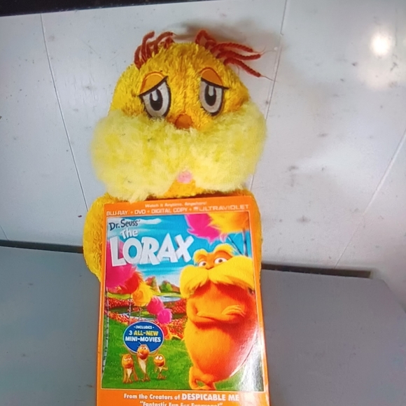 Dr Seuss The Lorax DVD and plush - Picture 2 of 3